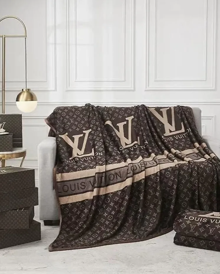 Louis Vuitton Monogram throw blanket photo 1