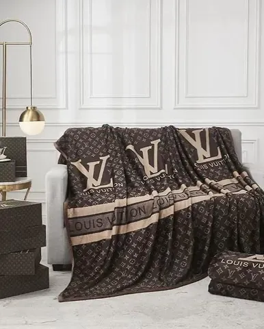 Louis Vuitton Monogram throw blanket