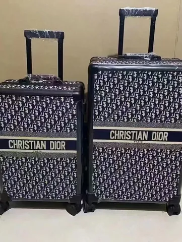 Dior Oblique Hard-Shell Luggage