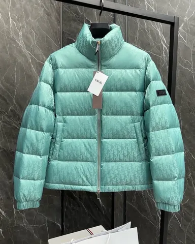 teal/mint quilted puffer jacket