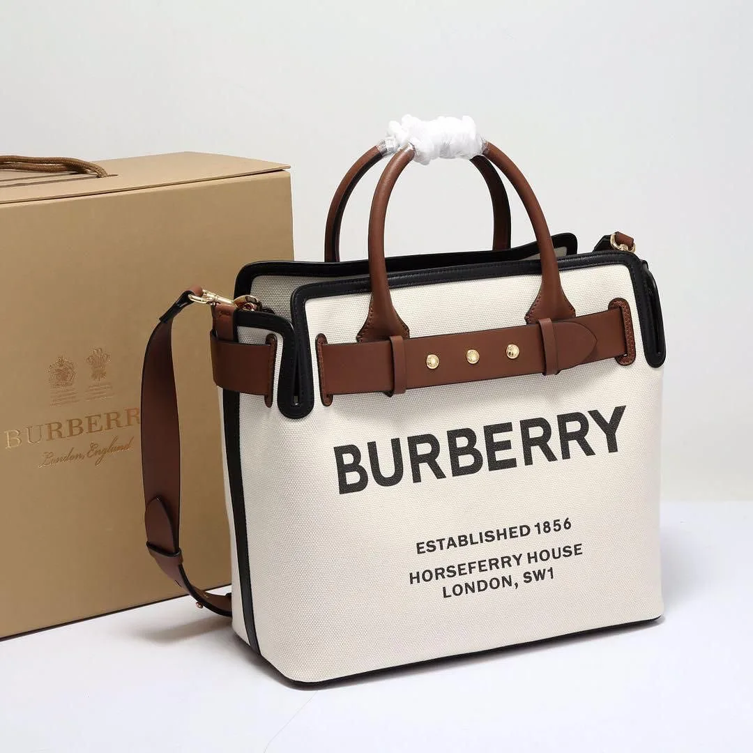 Burberry Horseferry canvas tote photo 1