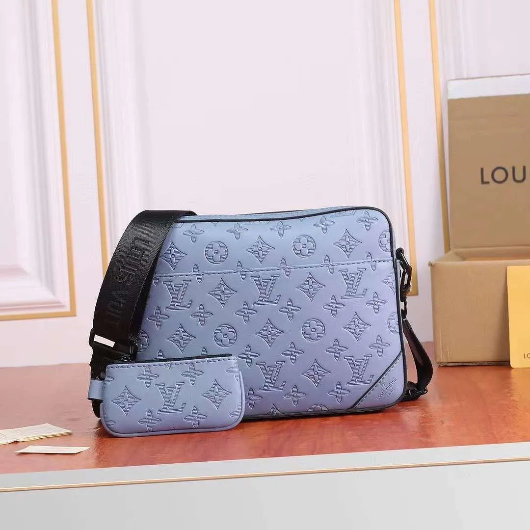 Louis Vuitton denim monogram messenger photo 1