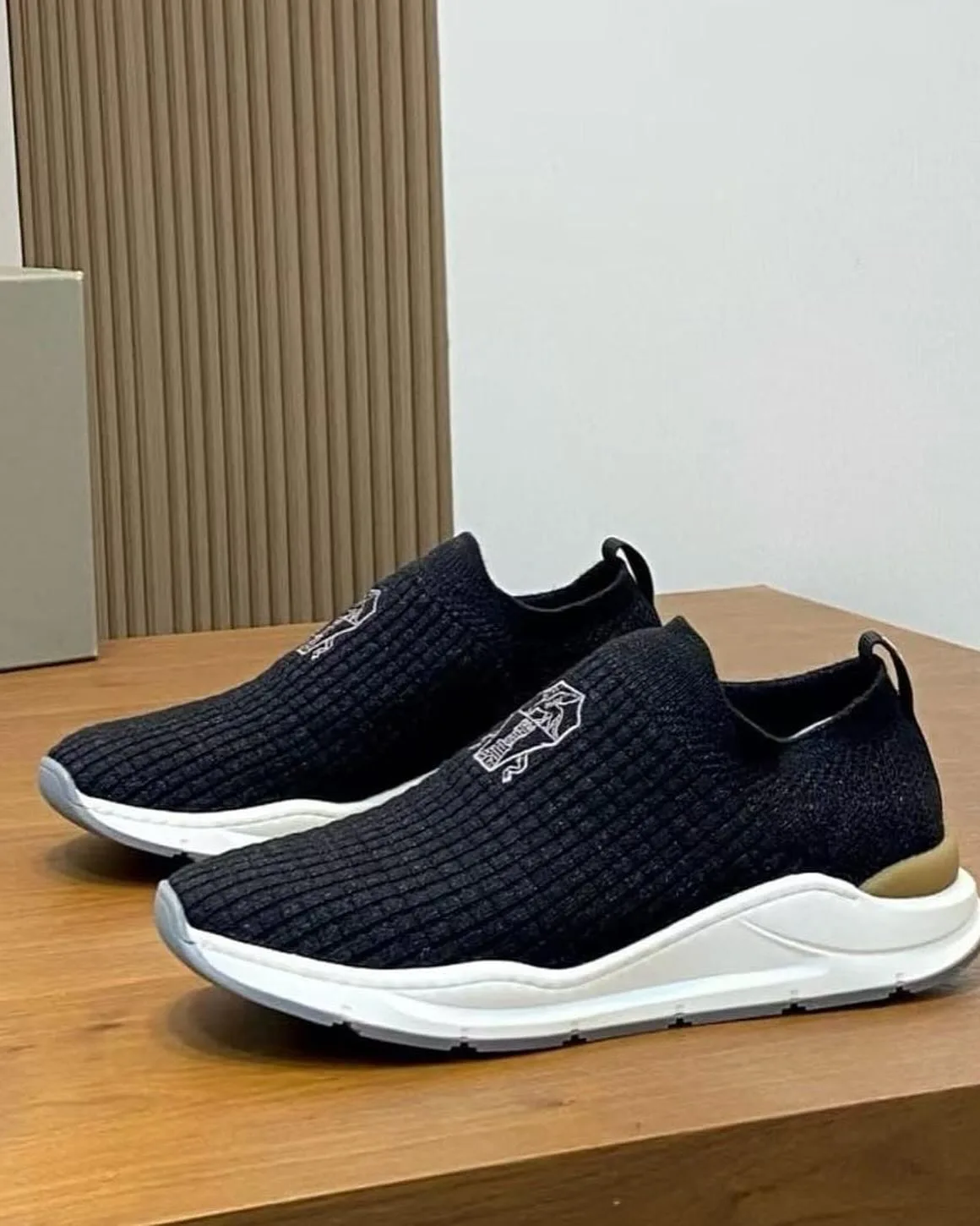 Brunello Cucinelli Knit Slip-On Sneaker