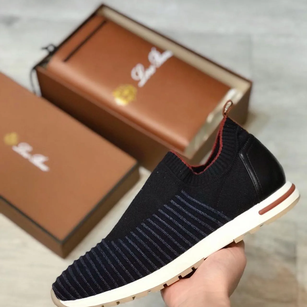 Loro Piana knit slip-on/moccasin photo 1