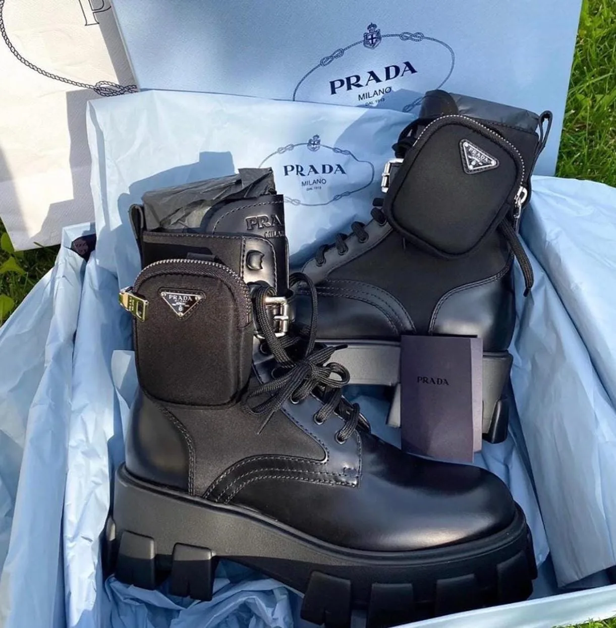 Prada Monolith combat boot photo 1