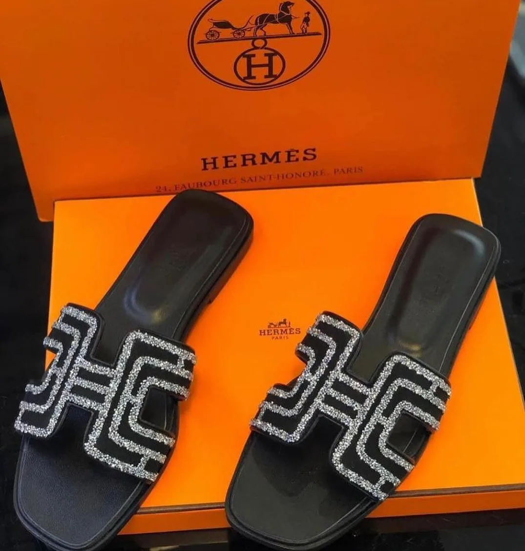 Hermès Oran Crystal Slide photo 1