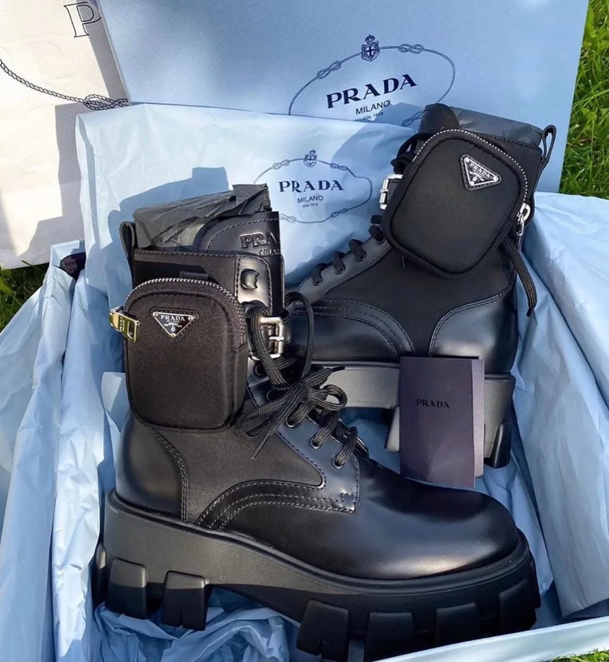 Prada Monolith combat boot photo 1